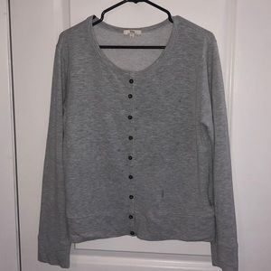 Tilley brand sweater/cardigan